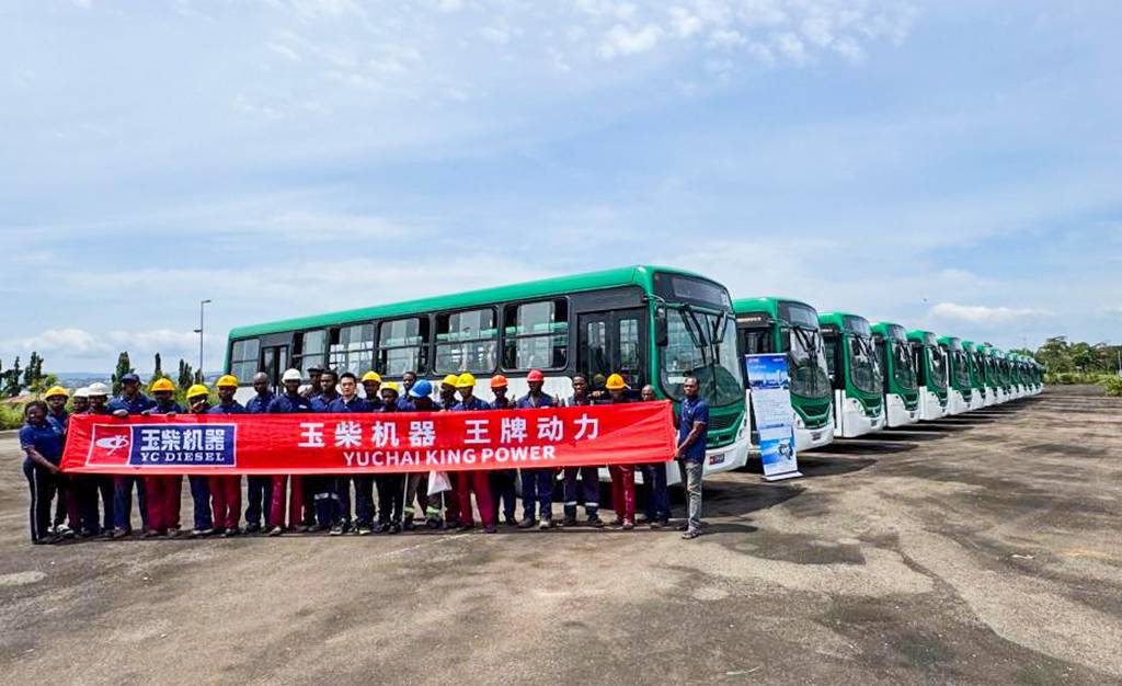 替代国际高端品牌！玉柴客车动力批量交付尼日利亚 - 第2张