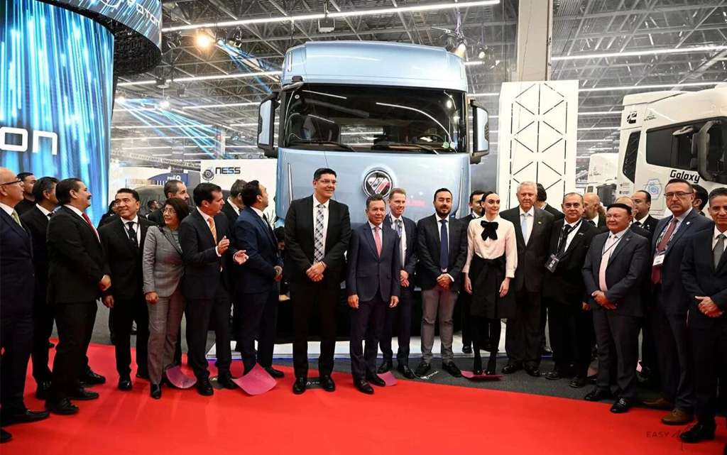 全面国际化丨福田汽车闪耀Expo Transporte 2025，全新智能重卡GALAXUS 9登陆墨西哥 - 第1张