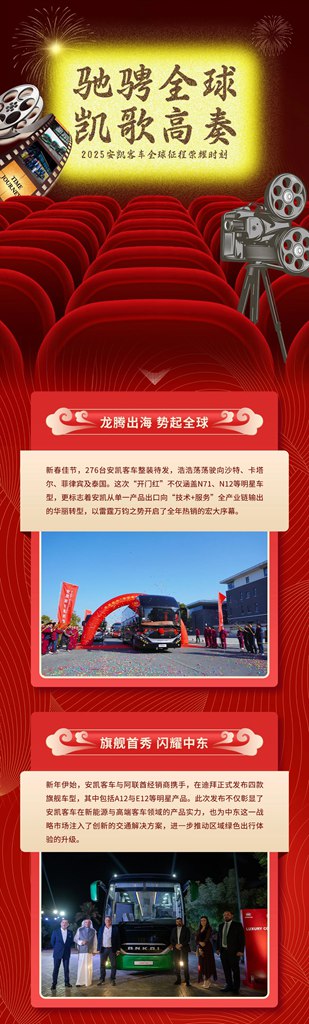 驰骋全球，凯歌高奏! 2025安凯客车全球征程荣耀时刻 - 第1张