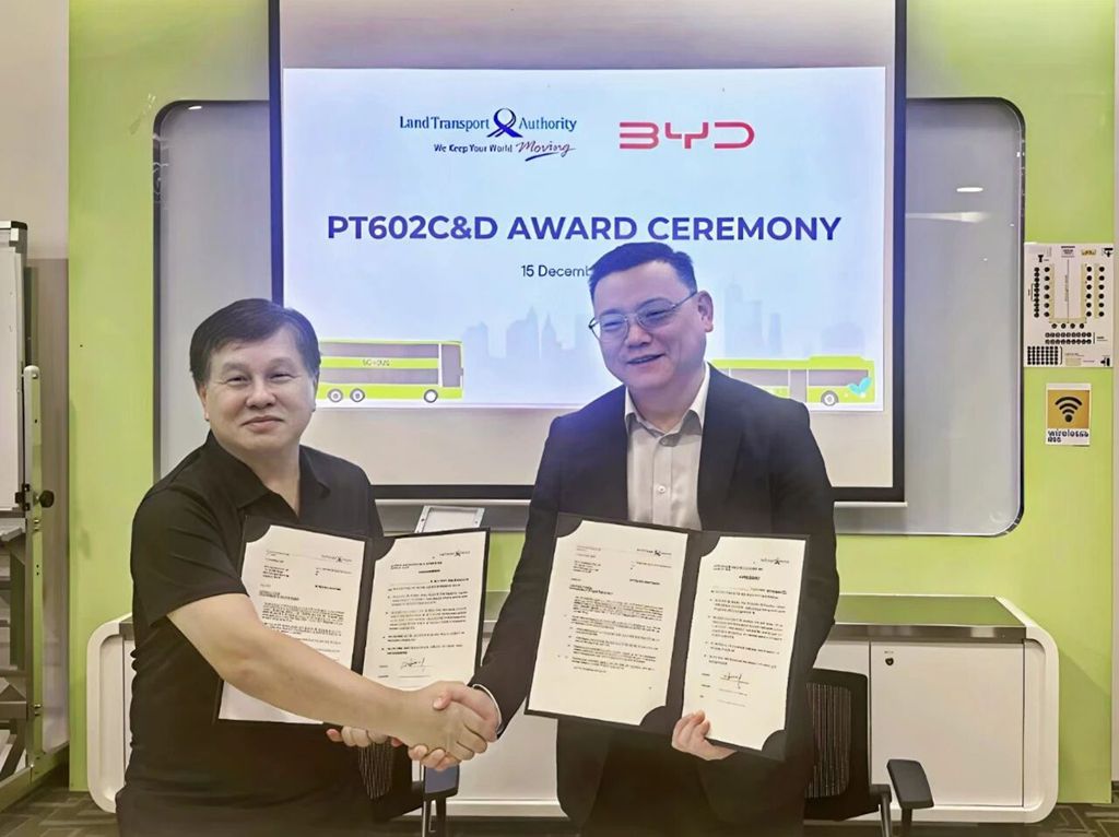 比亚迪再获新加坡210台电动大巴订单 - 第1张