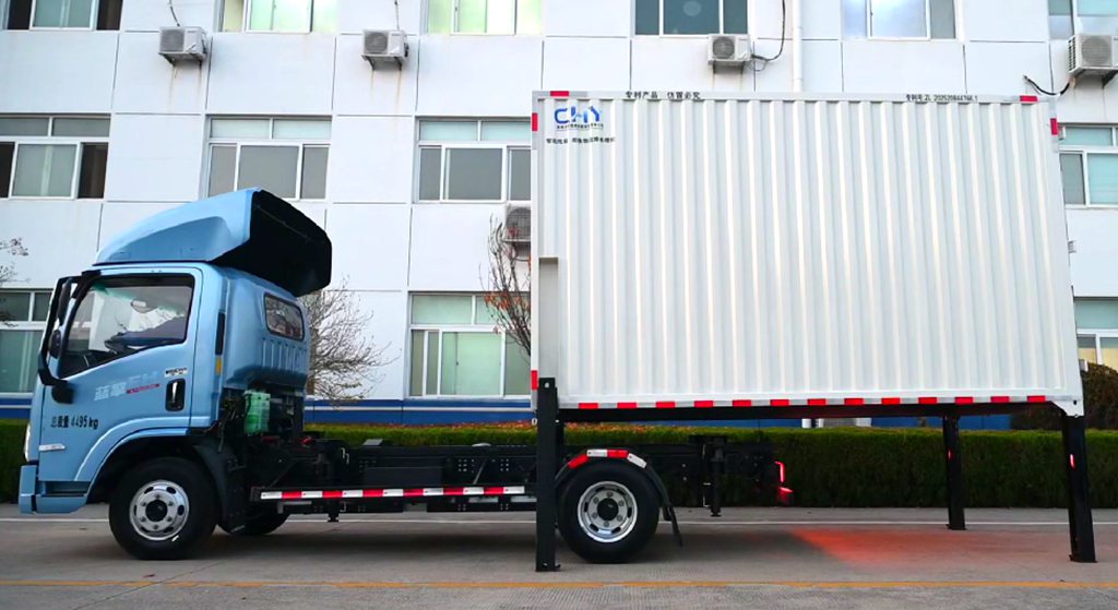 4分钟换厢+5年省百万，潍柴蓝擎甩厢车物流降本神器来了！ - 第6张