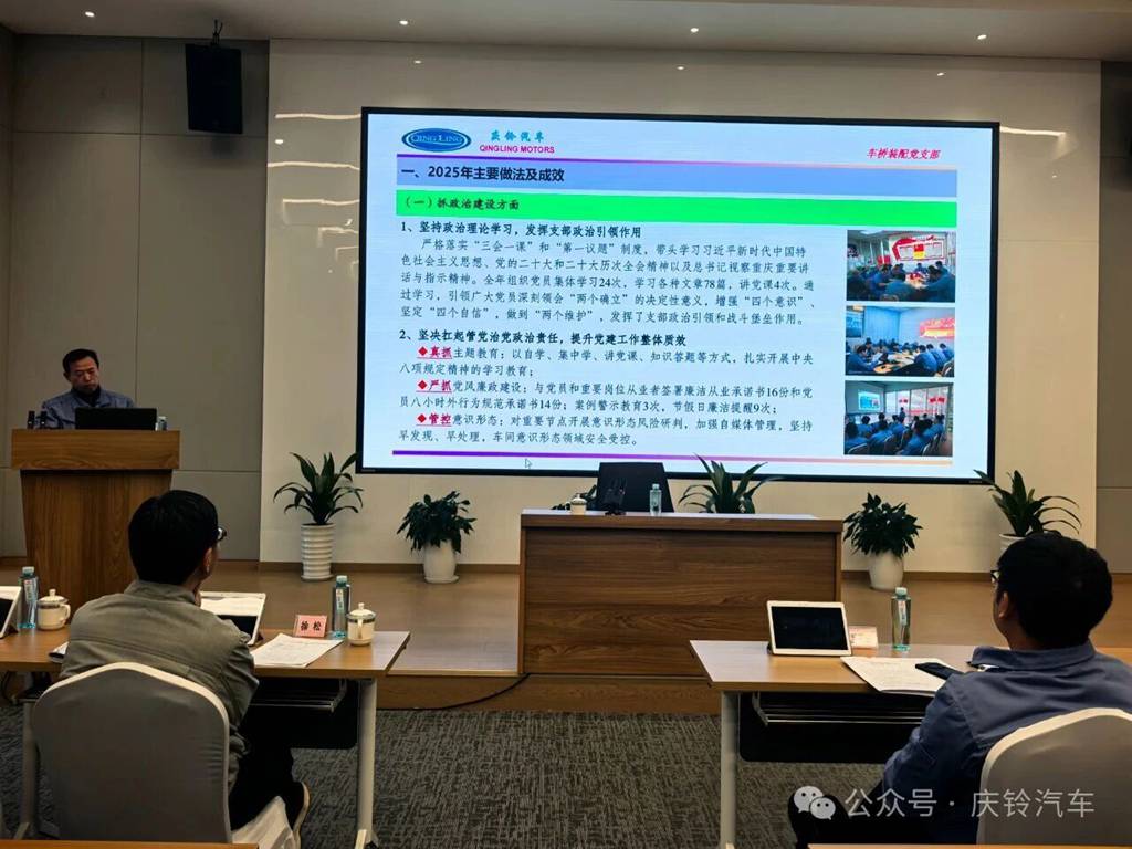 庆铃集团党委2025年度党建工作述职会议顺利召开 - 第4张