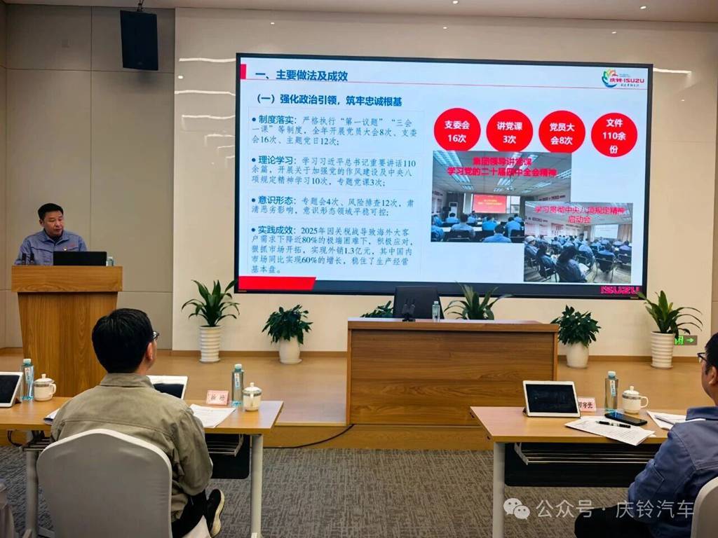 庆铃集团党委2025年度党建工作述职会议顺利召开 - 第5张