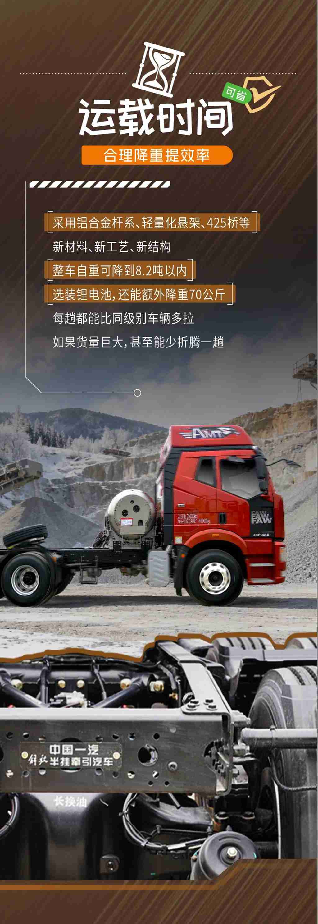 名车博览丨J6P经典版LNG牵引车，卡圈的“时间管理大师” - 第3张