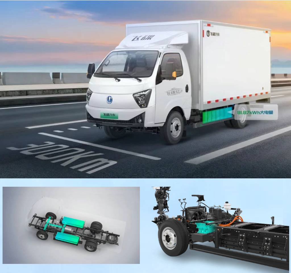 窄巷不愁，重货无忧：飞碟EF3全能纯电小轻卡，全场景创富拍档 - 第3张