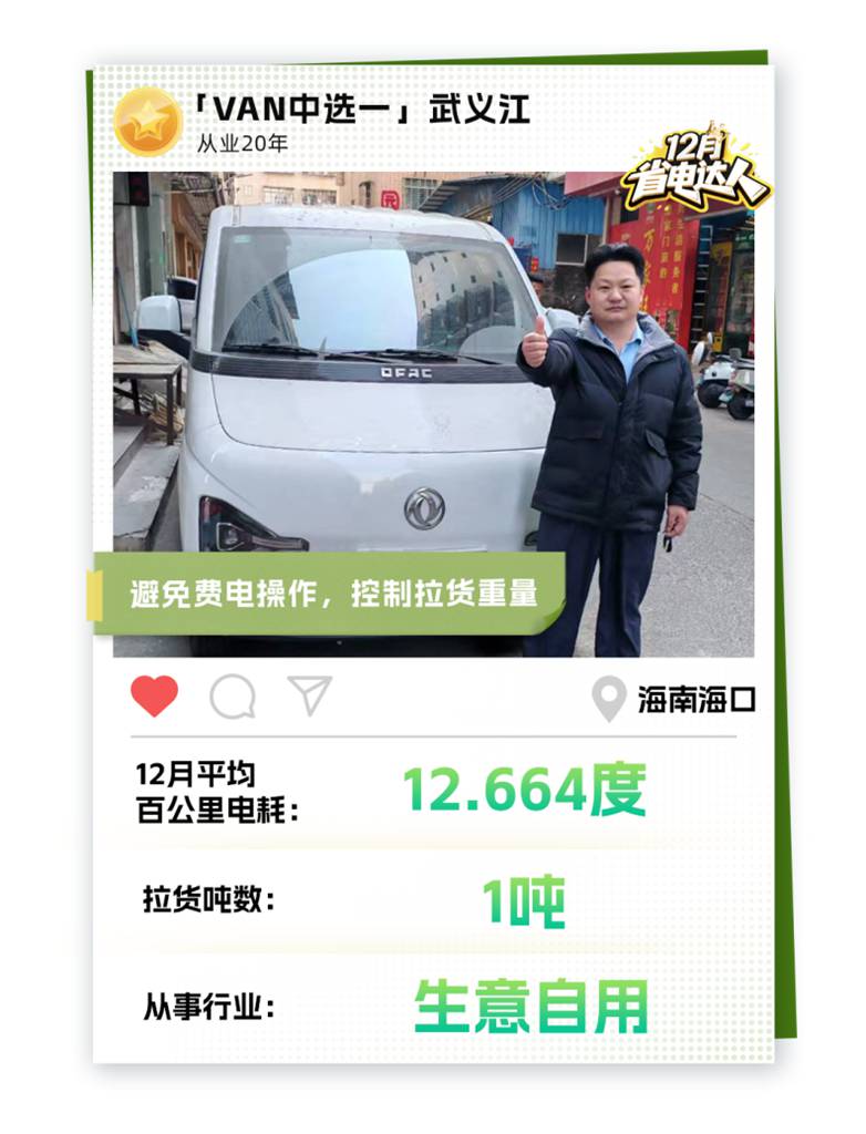 东风睿立达省电达人故事系列 VAN中选一：一次信任，一生相伴 - 第1张