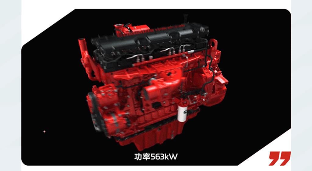 一台矿卡，双发动机！康明斯QSM15助力柳工DE100C降本增效 - 第2张