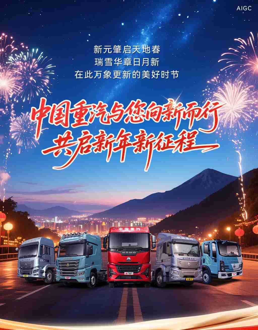 向新而行丨中国重汽邀您共同开启新年新征程 - 第1张
