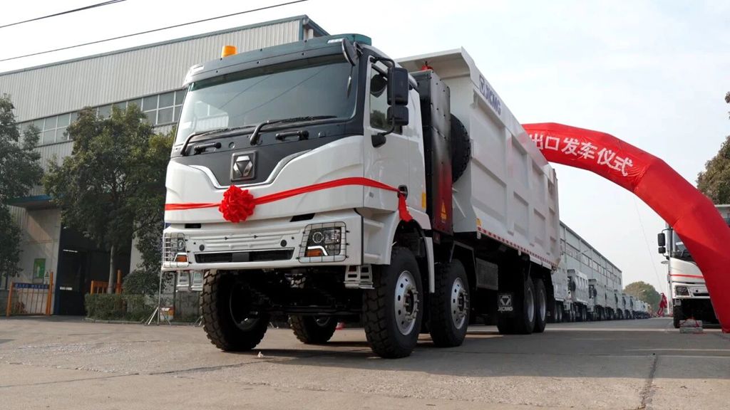 开门红 | 百台徐工纯电动自卸车破浪出海！ - 第1张