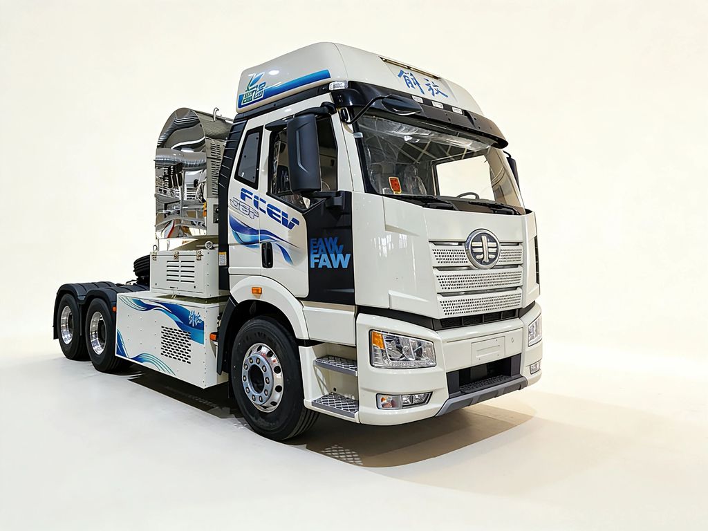 续航1000km！一汽解放液氢重卡启动公开道路示范运营 - 第1张