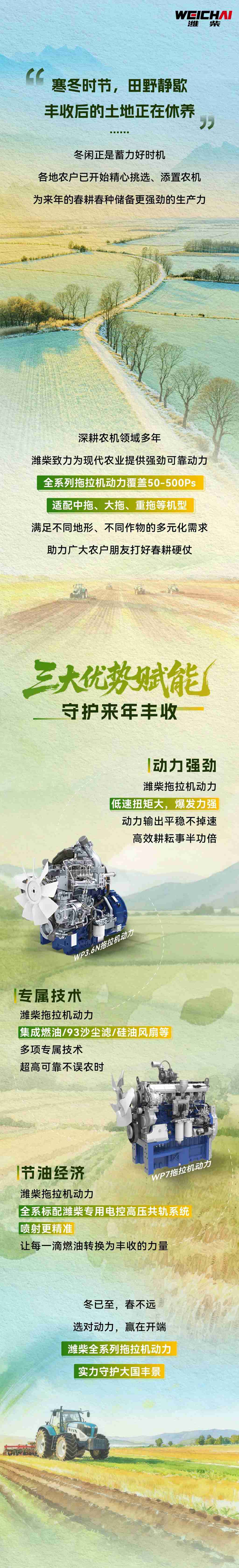 大国丰景 | 冬闲备机忙！选好发动机，打好来年春耕硬仗 - 第1张