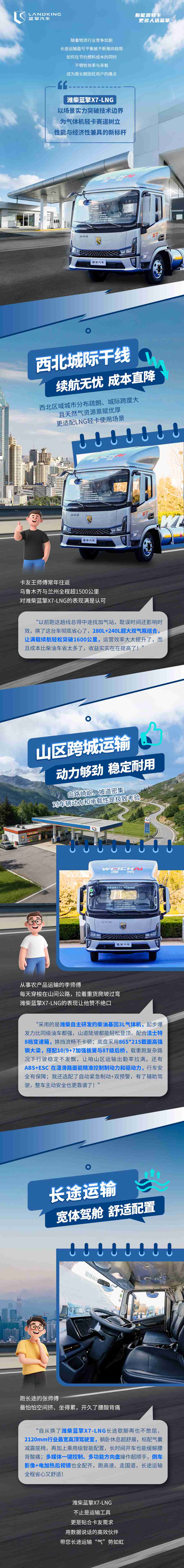 潍柴蓝擎X7-LNG以场景实力，赋能每一趟长途货运！ - 第1张