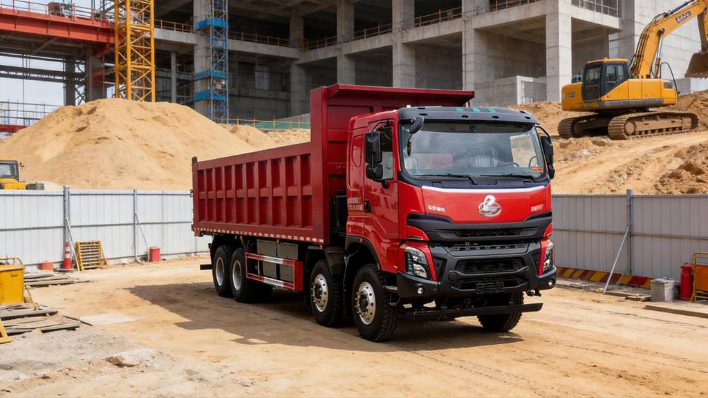 长续航 强承载，乘龙H7 8X4纯电自卸车助力卡友创富升级 - 第1张