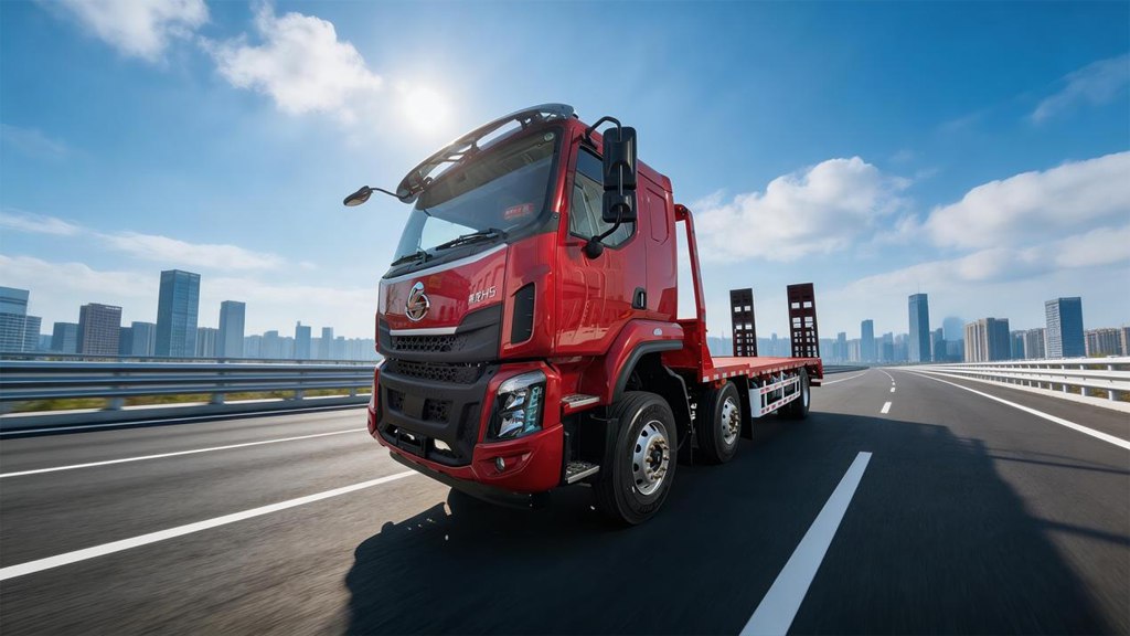 乘龙H5 6×2平板运输车：潍柴芯赋能 长轴稳护航 创富领跑 - 第1张