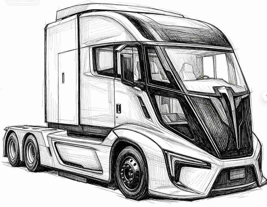 光梭未来2.0油泥模型曝光，以设计革命重定中国重卡新纪元 - 第4张