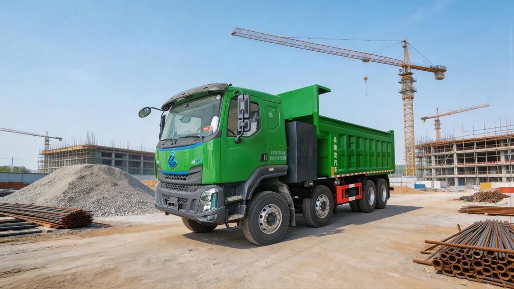 油价再高也不怕 乘龙H5 8X4轻量化纯电自卸助卡友赢在起跑线 - 第2张