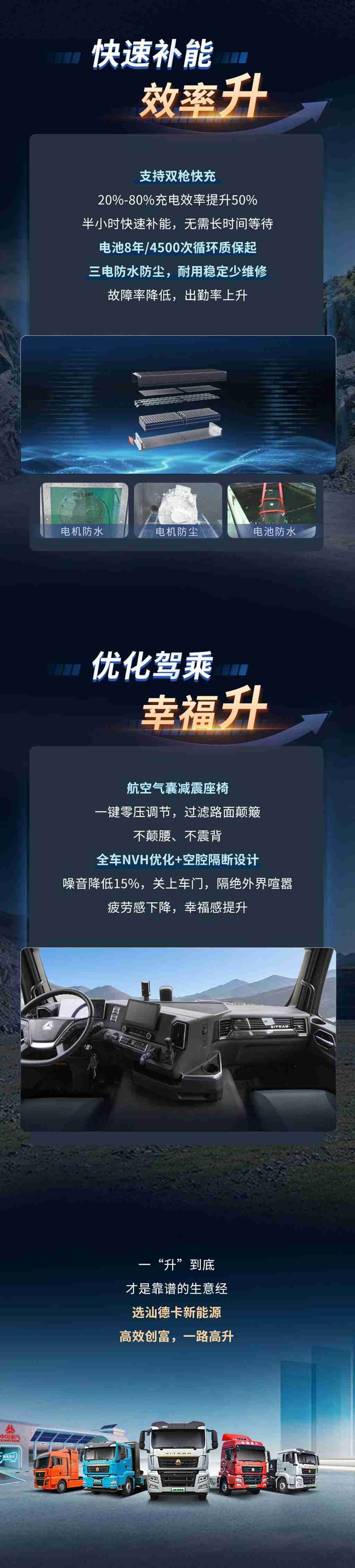 一图读懂汕德卡新能源牵引车的“升”意经！ - 第2张