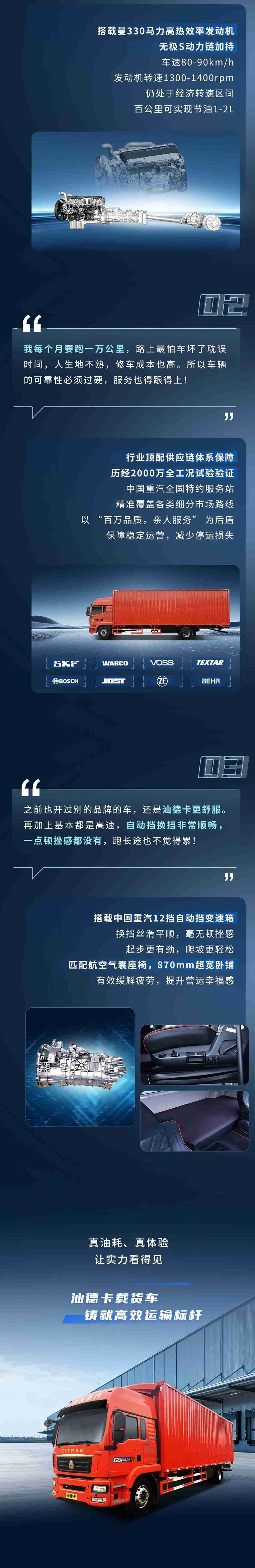 实力看得见！汕德卡载货车，百公里油耗仅16L！ - 第2张