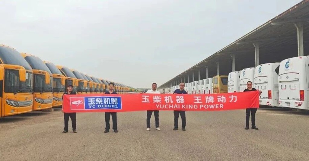 160台搭载玉柴发动机的客车交付沙特 实力护航朝觐交通运输 - 第1张