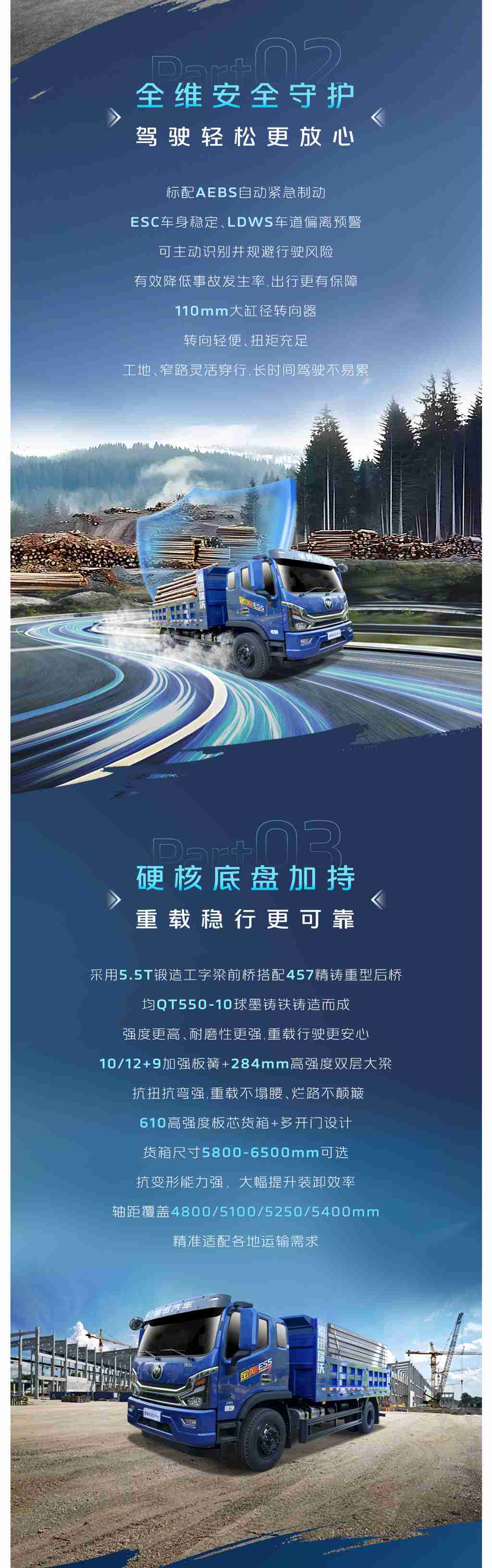 金刚ES5Pro-YCS04长轴距运输型 | 赋能重载运输，效能全面跃升 - 第2张