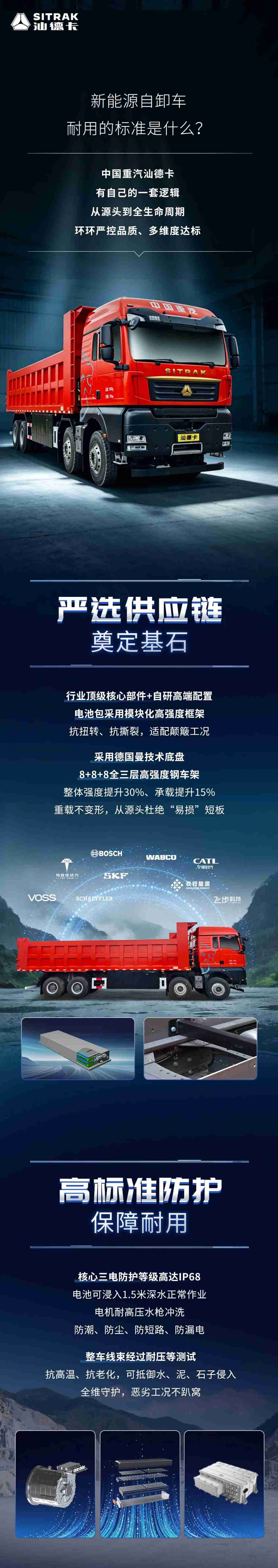 一图读懂汕德卡新能源自卸车的“耐用”逻辑！ - 第1张