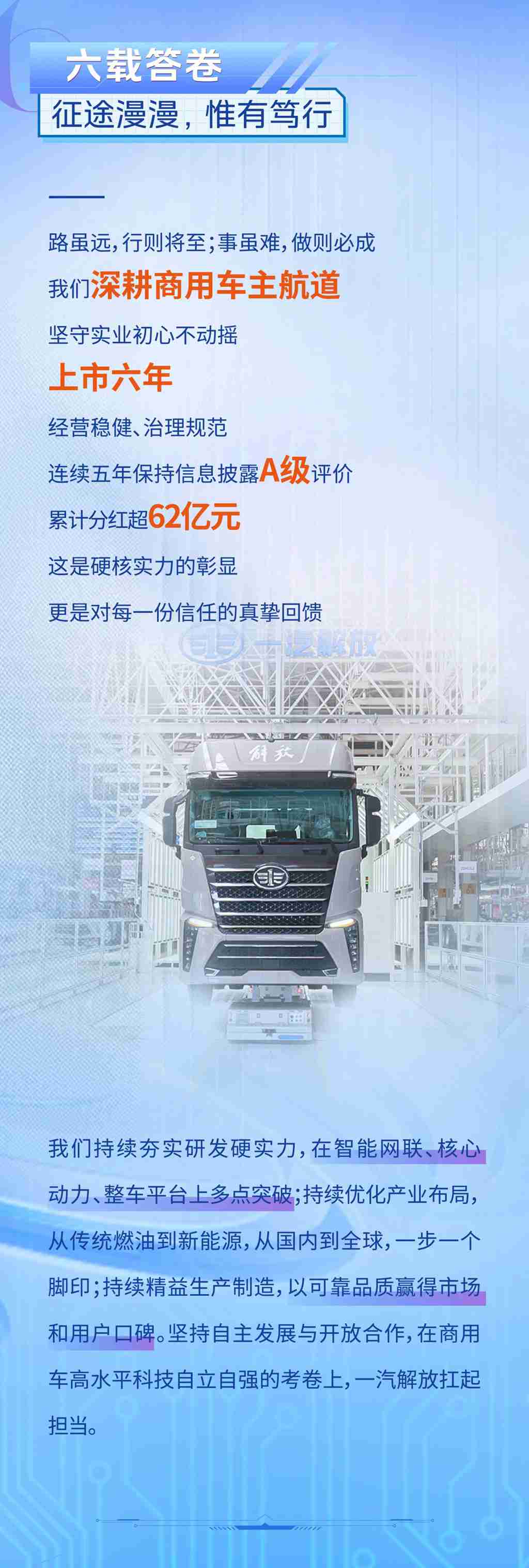 跨越周期，向新生长｜一汽解放上市六周年 - 第2张
