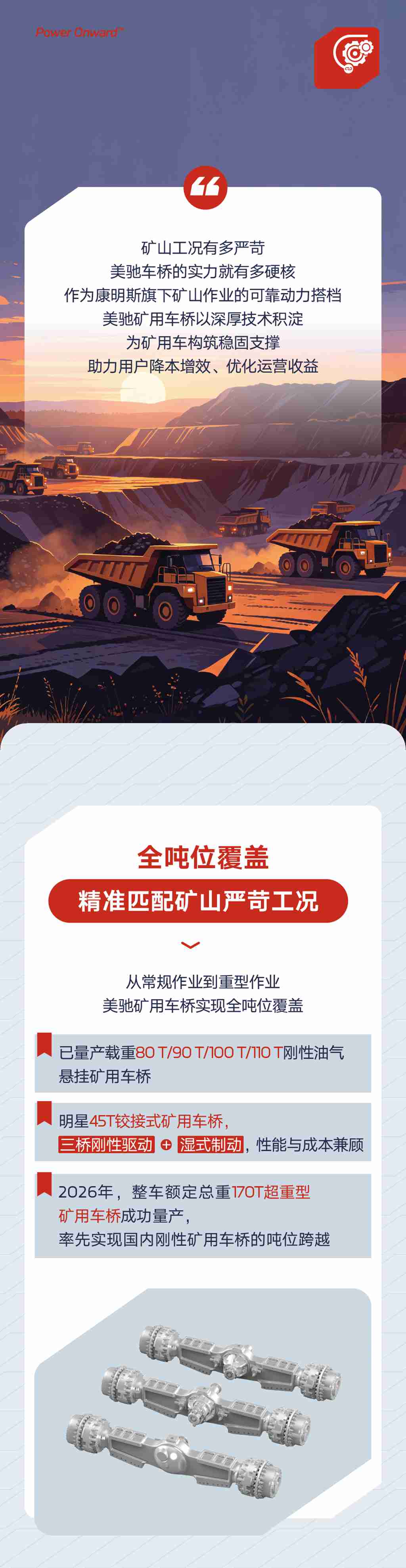 给力好搭子｜美驰矿用车桥，硬核支撑每一趟高效作业 - 第1张
