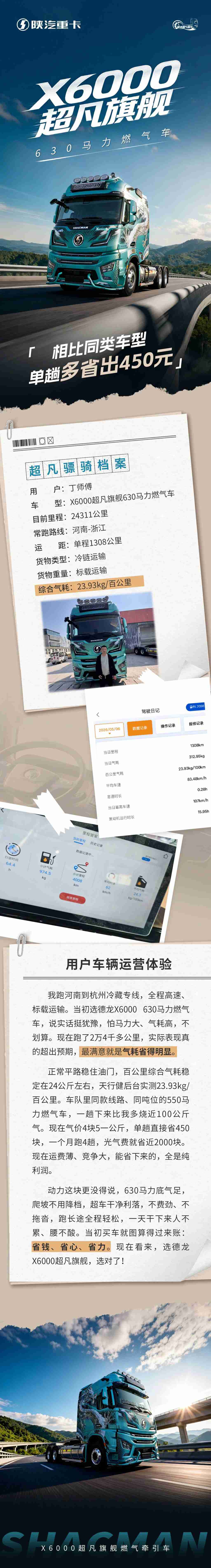 【超凡骠骑】相比同类车型，超凡旗舰大马力不费气，单趟多省出450元！ - 第1张