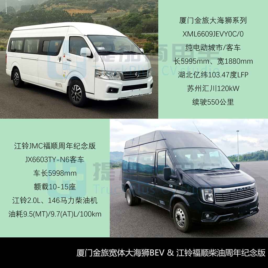 东风福瑞通V10重载版来袭，江铃福顺周年纪念版迎来新前脸，工信部第407批新品公示之M类客车篇（下） - 第5张
