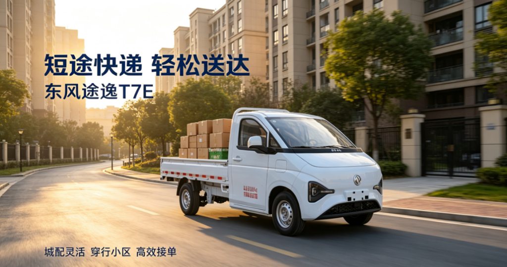 大暑天选对了车，三伏天也能清凉多赚钱——东风途逸T7E纯电小卡 - 第1张