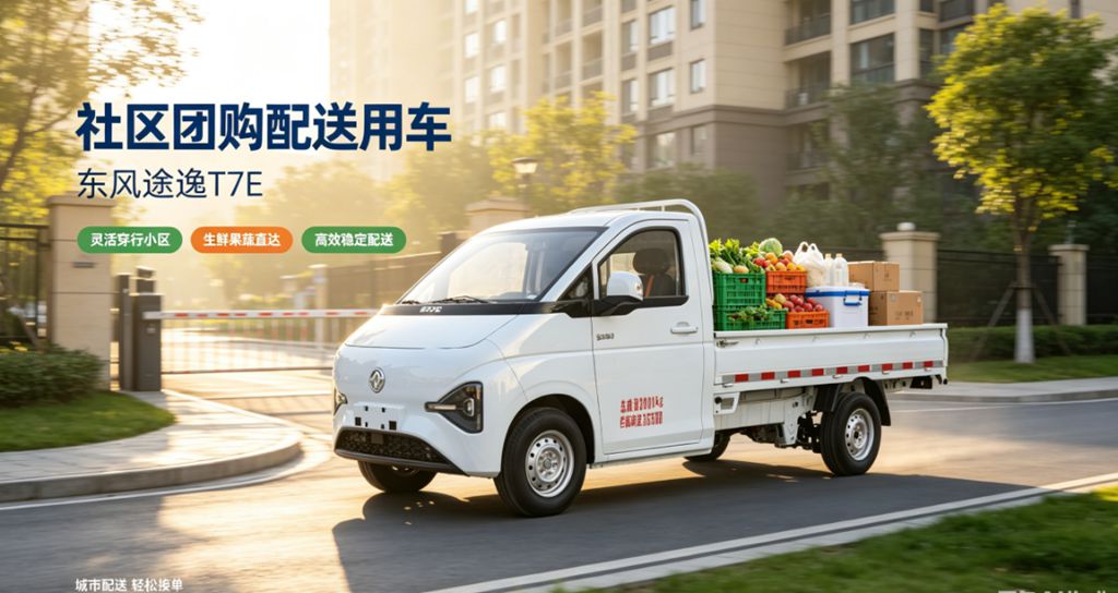 大暑天选对了车，三伏天也能清凉多赚钱——东风途逸T7E纯电小卡 - 第2张
