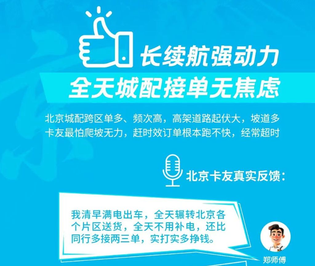 【擎运全域行】@北京卡友，潍柴蓝擎X1城区配送优先通行，穿梭胡同快人一步！ - 第8张