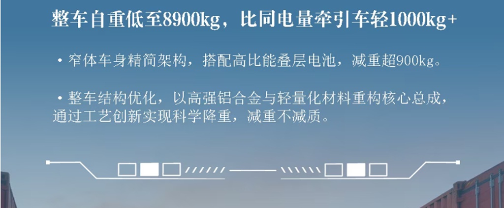 轻量多载、全域畅行！徐工400度叠层电池轻量化牵引车重磅来袭 - 第4张