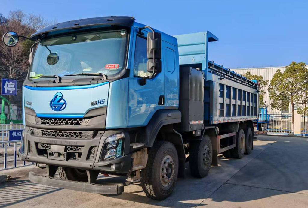 乘龙H5 8×4轻量化纯电自卸车：续航承载双优 资源运输实力派 - 第2张