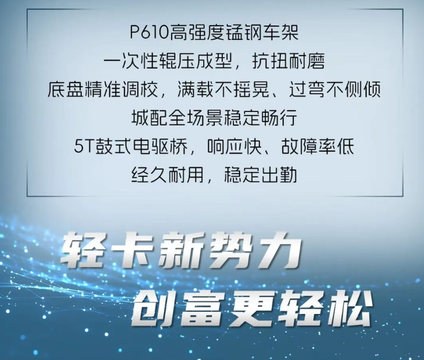 大电量跑全城,低成本赚大钱,城配创富实力派,重汽王牌 V2-X 电动轻卡! - 第9张 - 提加商用车网 大电量跑全城,低成本赚大钱,城配创富实力派,重汽王牌 V2-X 电动轻卡! - 第9张