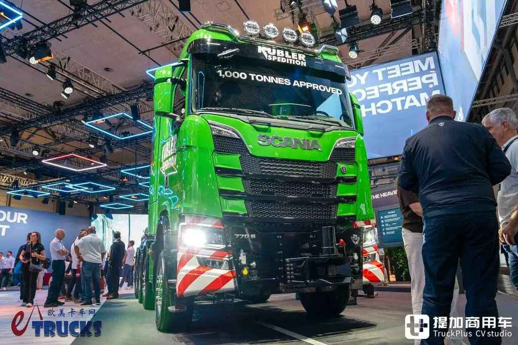 2026IAA:斯堪尼亚千吨王来了!8×6驱动配770匹V8机,770 S大件牵引车深度实拍评测 - 第1张 - 提加商用车网 2026IAA:斯堪尼亚千吨王来了!8×6驱动配770匹V8机,770 S大件牵引车深度实拍评测 - 第1张