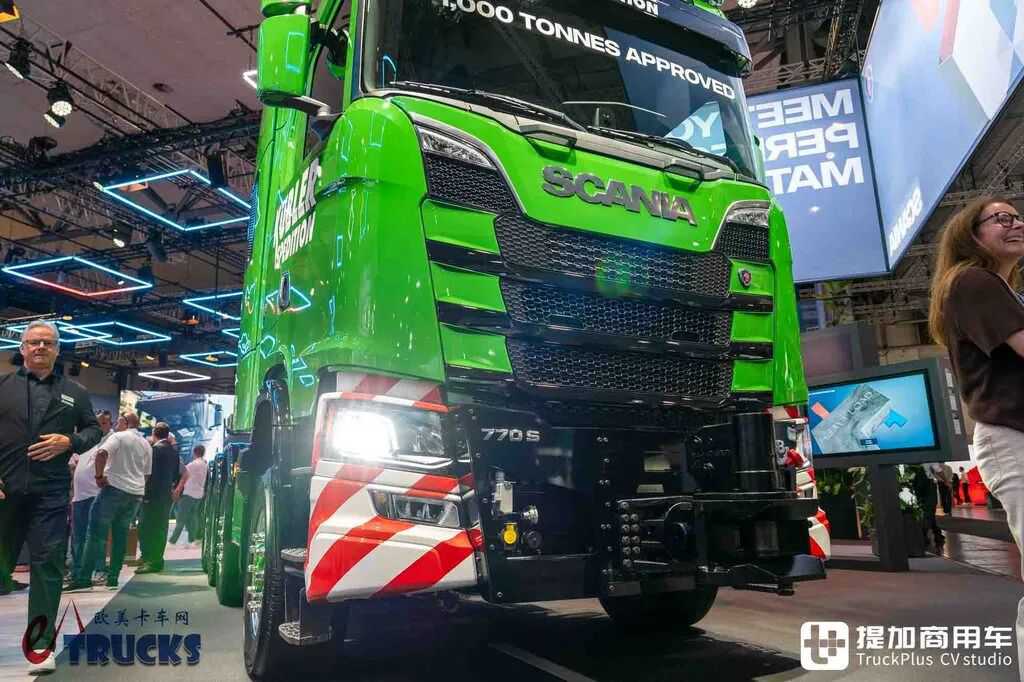 2026IAA:斯堪尼亚千吨王来了!8×6驱动配770匹V8机,770 S大件牵引车深度实拍评测 - 第3张 - 提加商用车网 2026IAA:斯堪尼亚千吨王来了!8×6驱动配770匹V8机,770 S大件牵引车深度实拍评测 - 第3张
