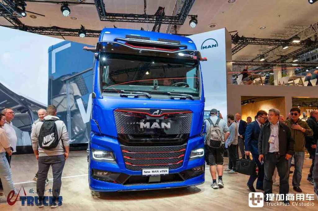 2026IAA:续航720公里!前脸加长12厘米,还带OK窗?曼恩新款eTGX电动重卡实拍 - 第1张 - 提加商用车网 2026IAA:续航720公里!前脸加长12厘米,还带OK窗?曼恩新款eTGX电动重卡实拍 - 第1张