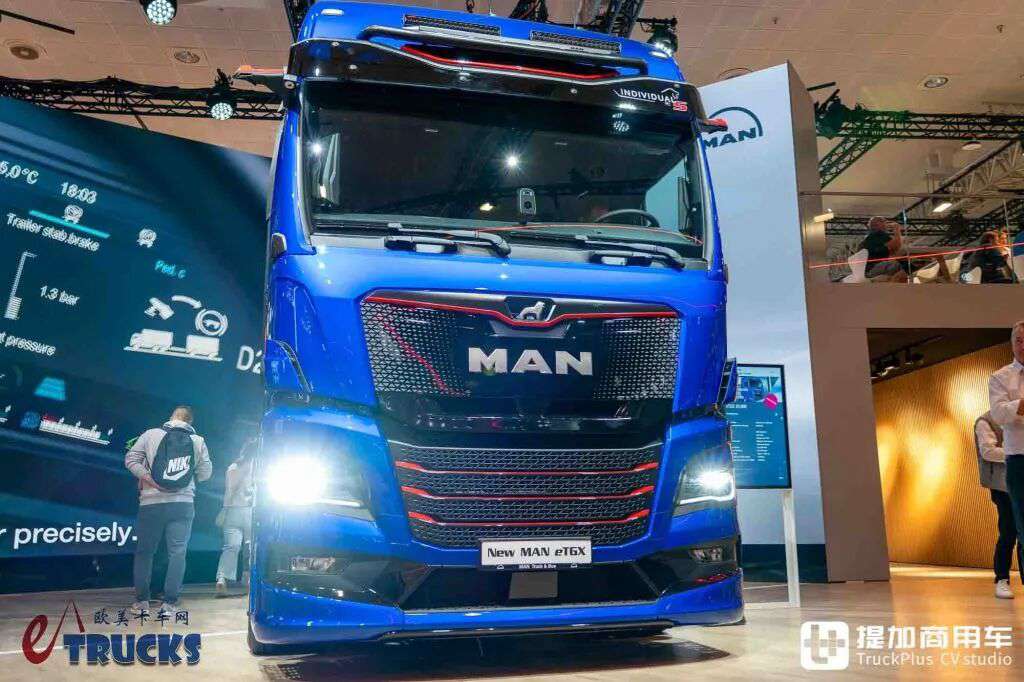 2026IAA:续航720公里!前脸加长12厘米,还带OK窗?曼恩新款eTGX电动重卡实拍 - 第11张 - 提加商用车网 2026IAA:续航720公里!前脸加长12厘米,还带OK窗?曼恩新款eTGX电动重卡实拍 - 第11张