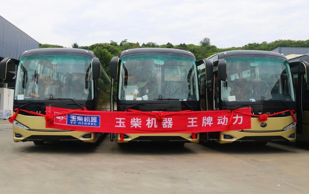 赋能西北客运升级 玉柴YCK09L配套宇通批量交付西安 - 第1张