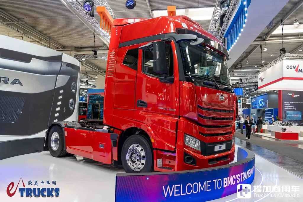 2026IAA：江淮格尔发K7换个车标就成欧洲旗舰？土耳其BMC ProL牵引车实拍 - 第9张