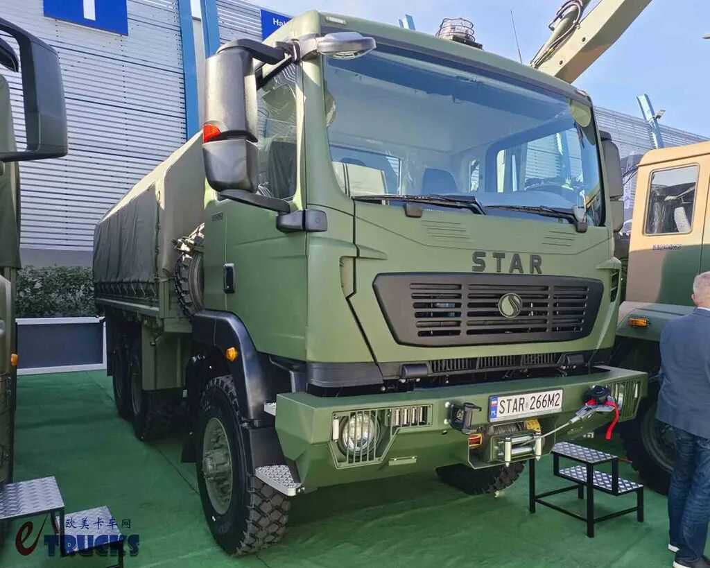 它是“换皮”版本的曼恩TGS?波兰自主的6×6军用卡车,STAR 33.440牵引车实拍 - 第1张 - 提加商用车网 它是“换皮”版本的曼恩TGS?波兰自主的6×6军用卡车,STAR 33.440牵引车实拍 - 第1张