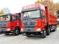 目前最大马力的国产公路自卸车，550马力的德龙X3000自卸车实拍