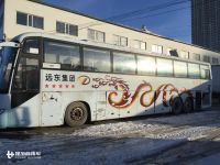 又是一个时代的经典客车，中俄线路退役的厦门金龙天剑3轴大巴实拍