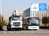 从港口到公开道路，中国重汽L4级无人驾驶电动卡车、公交车济南公开路试