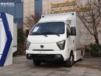 货箱11方的小卡车，城市内自由穿行，缔途EX纯电微卡实拍