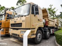 这是目前深圳销量最好的自卸？LNG动力的华菱4轴自卸车实拍