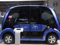 苏州金龙L4级无人驾驶巴士Pro-Blue“深蓝”上海国际车展全球首发