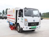 最高车速85km/h，最大续航近200公里，恒天新楚风纯电动清扫车静态实拍