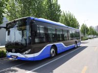 座位配USB充电,空气净化器,高铁级别的银隆公交石家庄投入运营